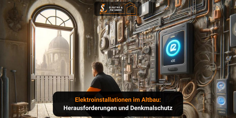 Elektrische Installationen in Altbauten stellen aufgrund ihrer historischen Bausubstanz und veralteten Systeme eine besondere Herausforderung dar.