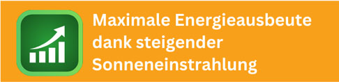 Steigende Sonneneinstrahlung: Photovoltaik